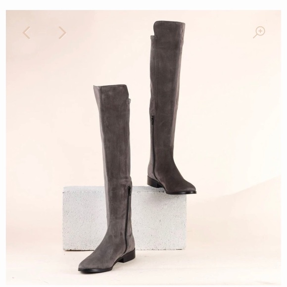 A. Soliani Pisa gray suede size 6 - Picture 1 of 1